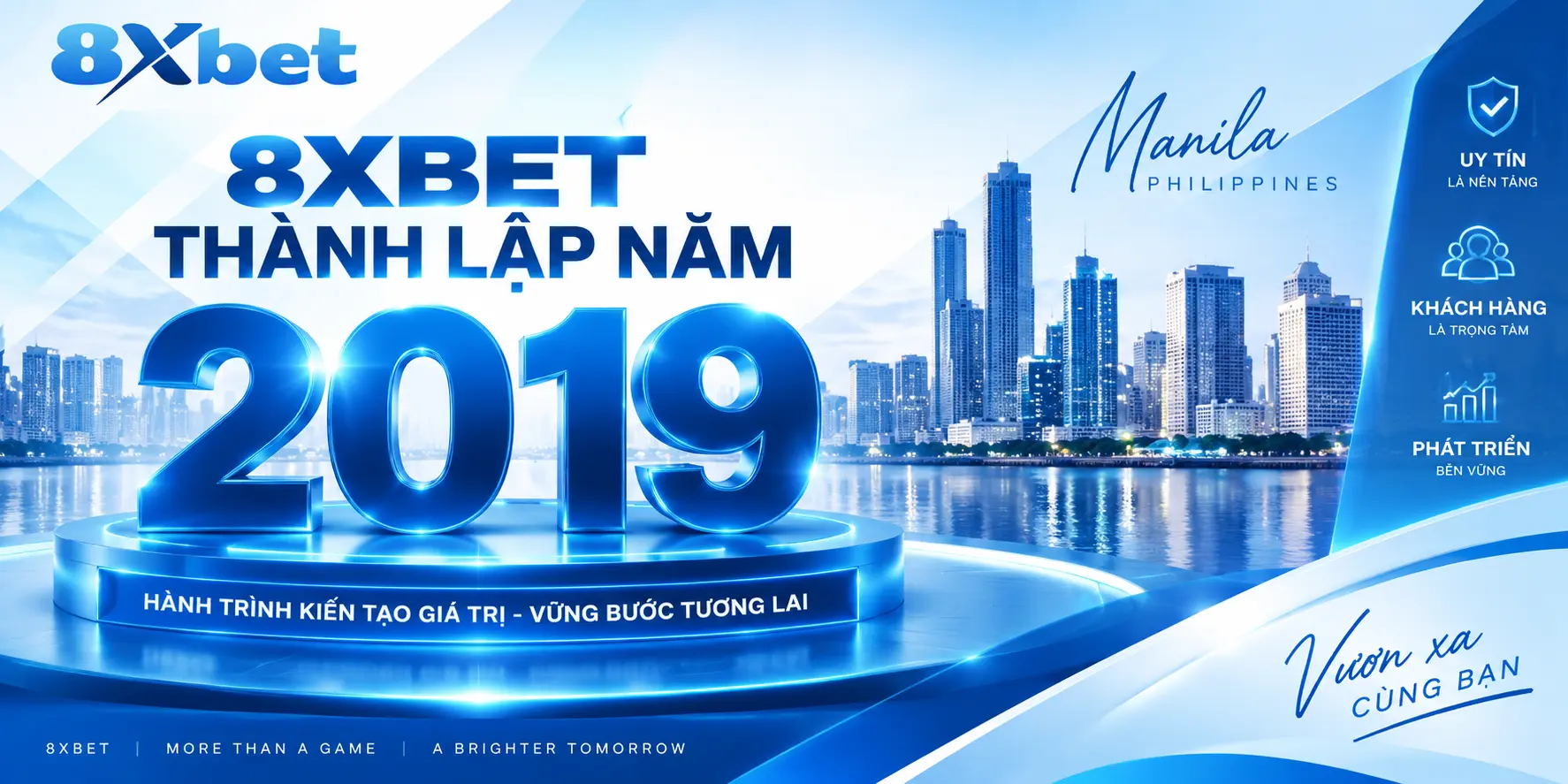 8XBET thành lập năm 2019